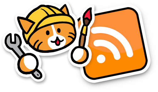 the Neocities & RSS logos